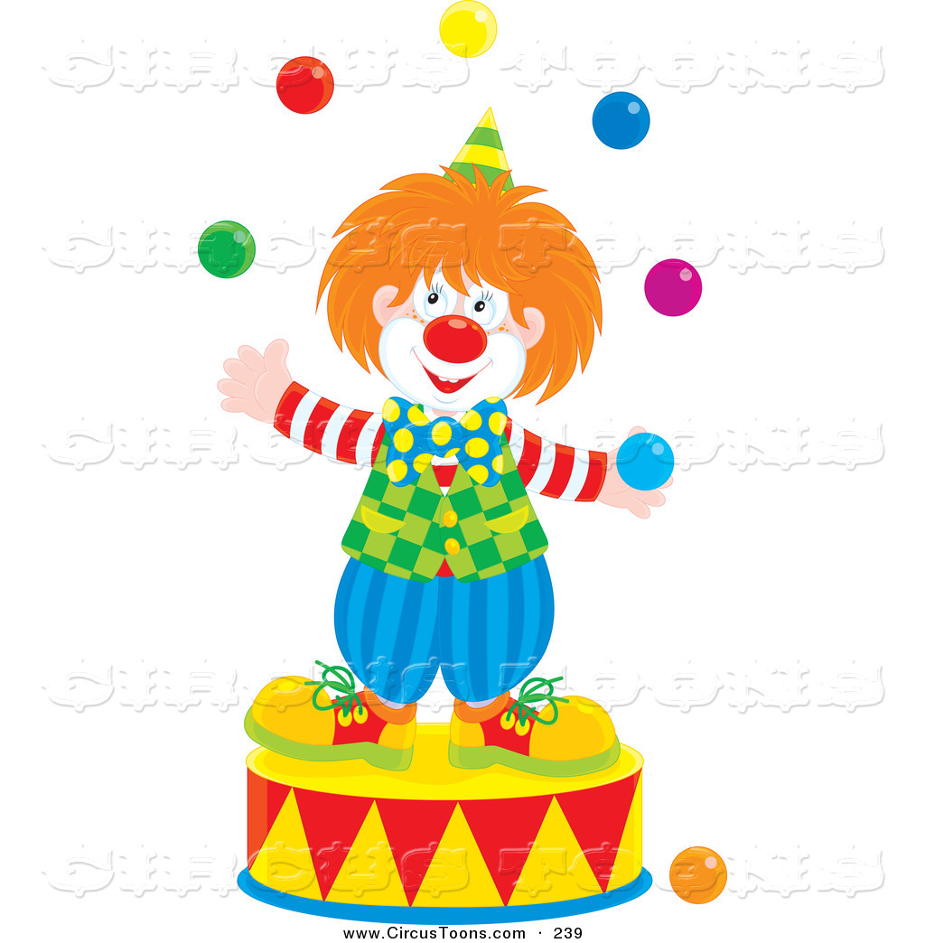 Clown Silhouette Vector