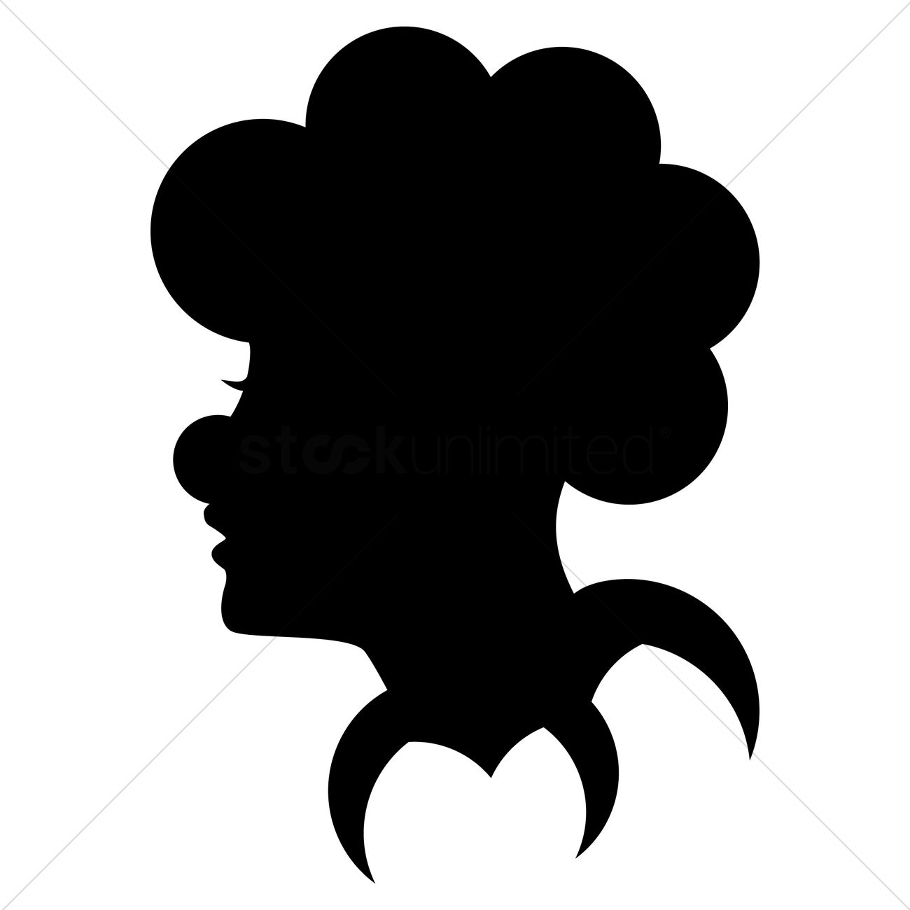 1300x1300 Silhouette Of Clown Vector Image