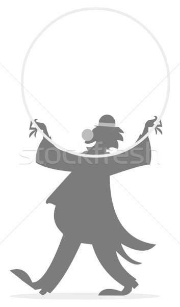 353x600 Clown Silhouette Vector Illustration Tommaso Chiarolini