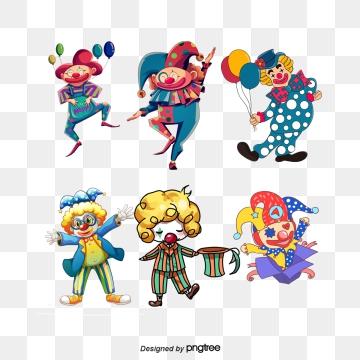 360x360 Clown Vector, Free Download Clown Hat, Cartoon Clown, Funny Clown