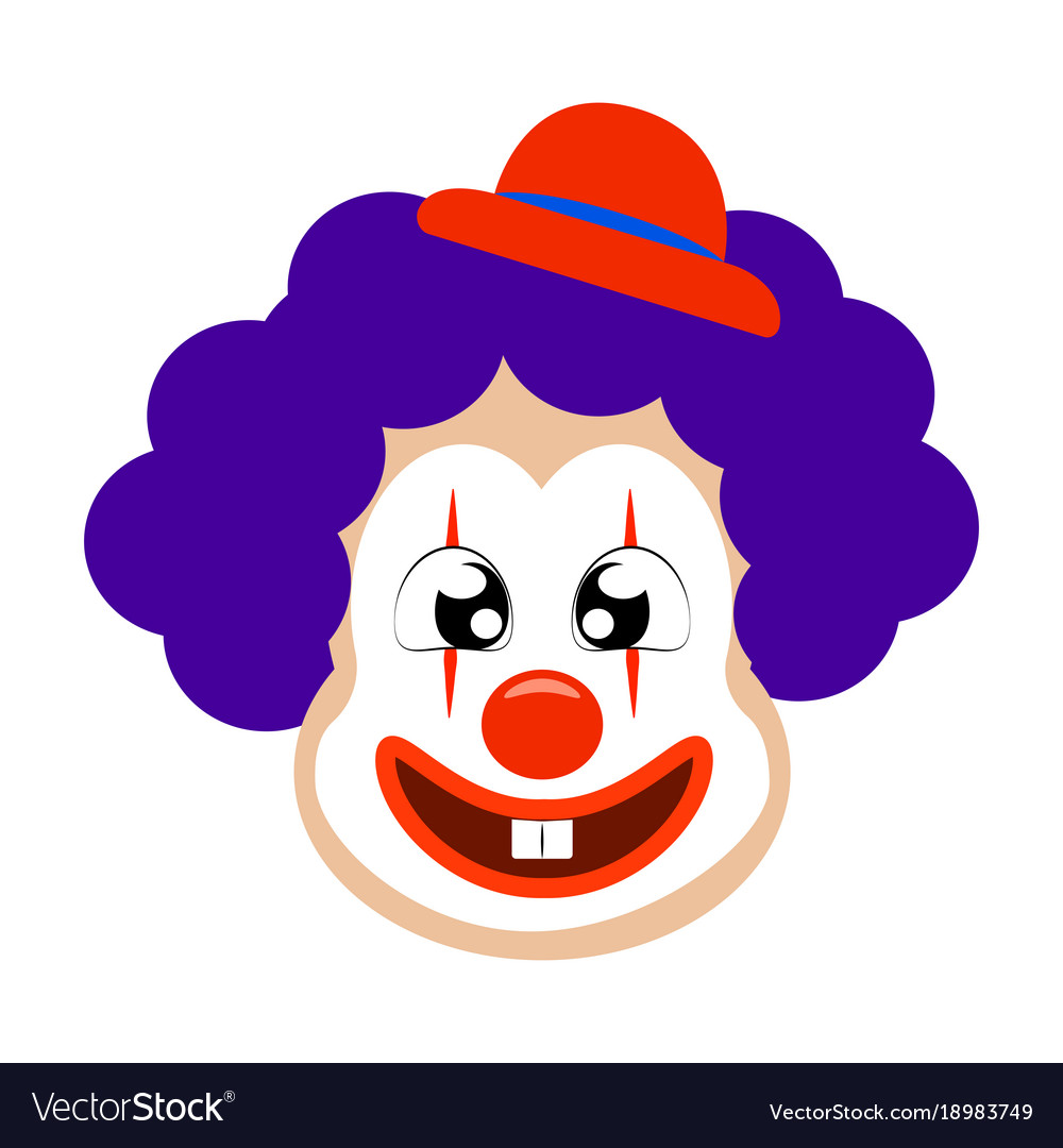 1000x1080 Clown Vector