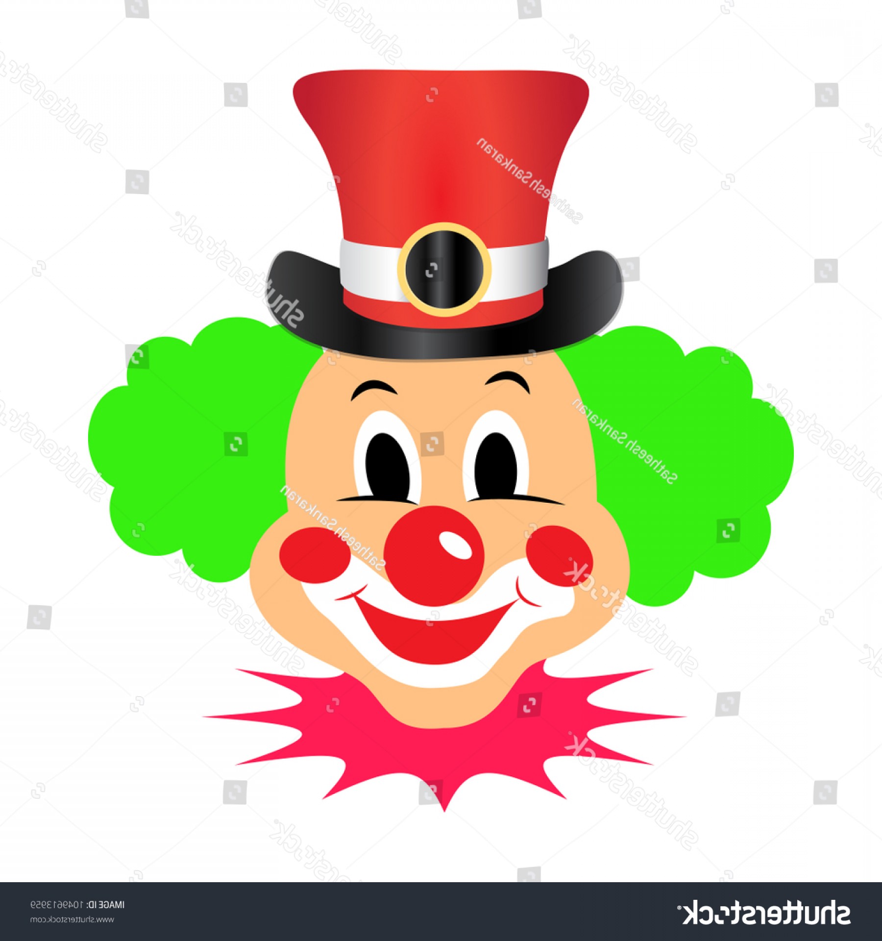 1800x1920 Vector Illustration Clown Head Happy Face Soidergi