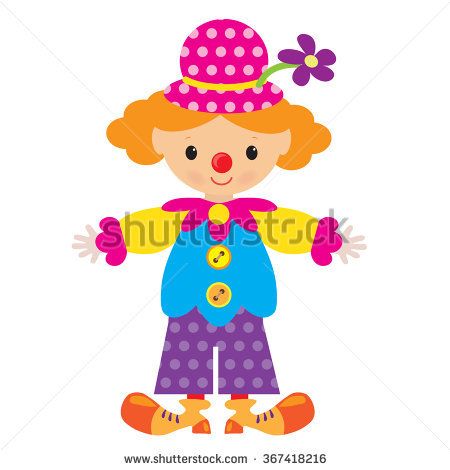 450x470 Circus Clown Vector Illustration Alreadyclipart