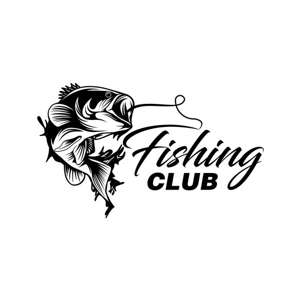 600x600 Fishing Club Logo Design Vector Material Free Download