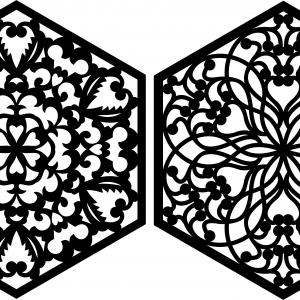 300x300 Decorative Round Grille Free Dxf For Cnc Router Cnc Vector