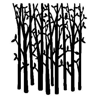 320x320 Birch Tree Stand Signtorch, Turning Images Into Vector Cut Paths