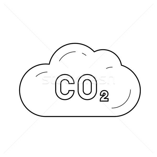 600x600 Emission Vector Line Icon Vector Illustration Andrei