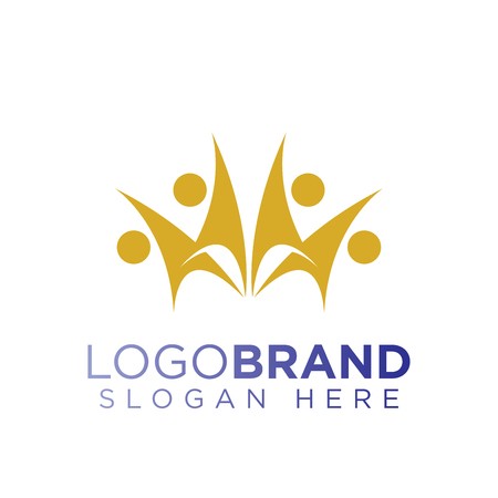 450x450 Coach Dance Group Logo Vector Template Royalty Free Vector Graphics