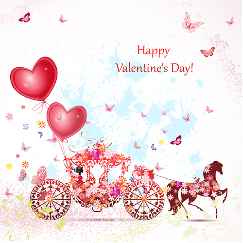 Valentine Day Romantic Coach Vector Free Download 500x499 Valentine Day Romantic Coach Vector Free Download