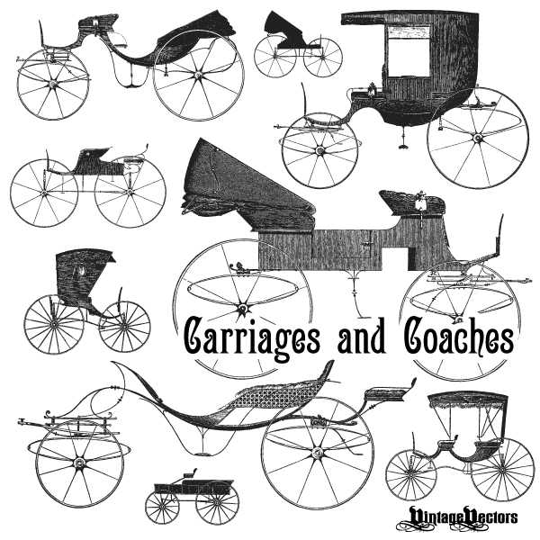 Vector Art Old Carriages And Coaches Free Carriage And Coach 600x600 Vector Art Old Carriages And Coaches Free Carriage And Coach