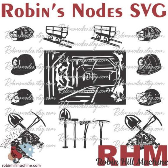 570x570 Coal Mining Digital Vector For Laser Cnc Plasma And Etsy