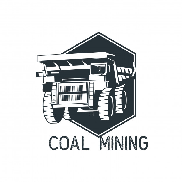 626x626 Coal Mining Insignia Vector Illustration Vector Premium Download