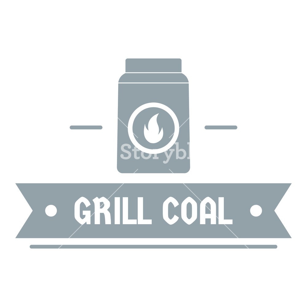 1000x1000 Grill Coal Logo Simple Illustration Of Grill Coal Vector Logo