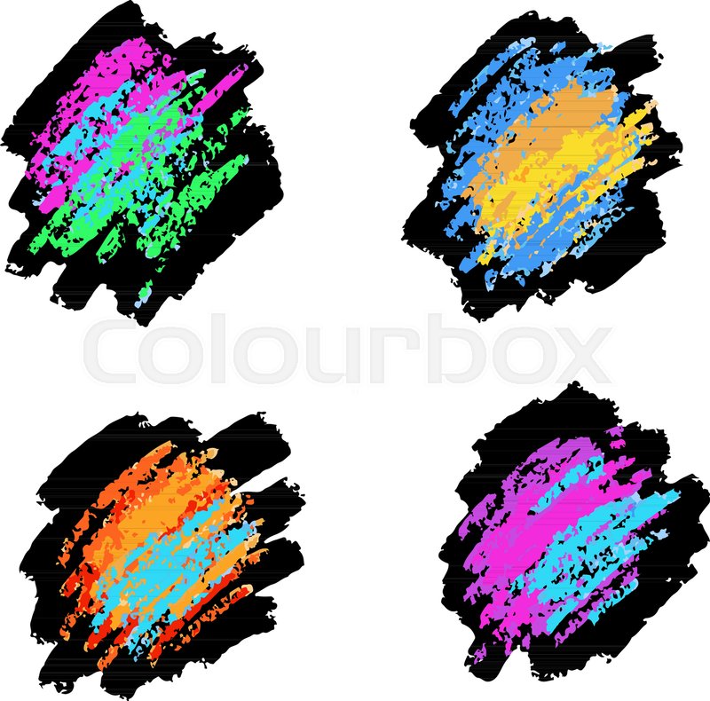 800x790 Textures Of Chalk And Coal Vector Stock Vector Colourbox