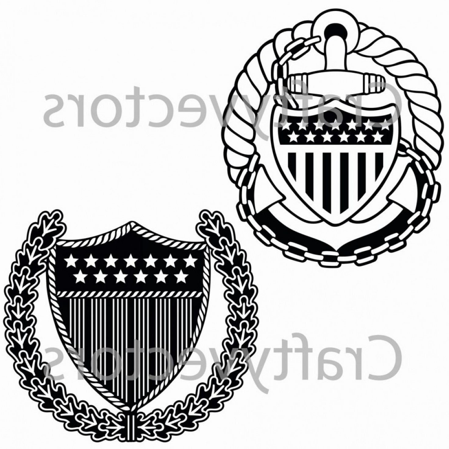1473x1473 Coast Guard Logo Vector Clip Art Catchsplace