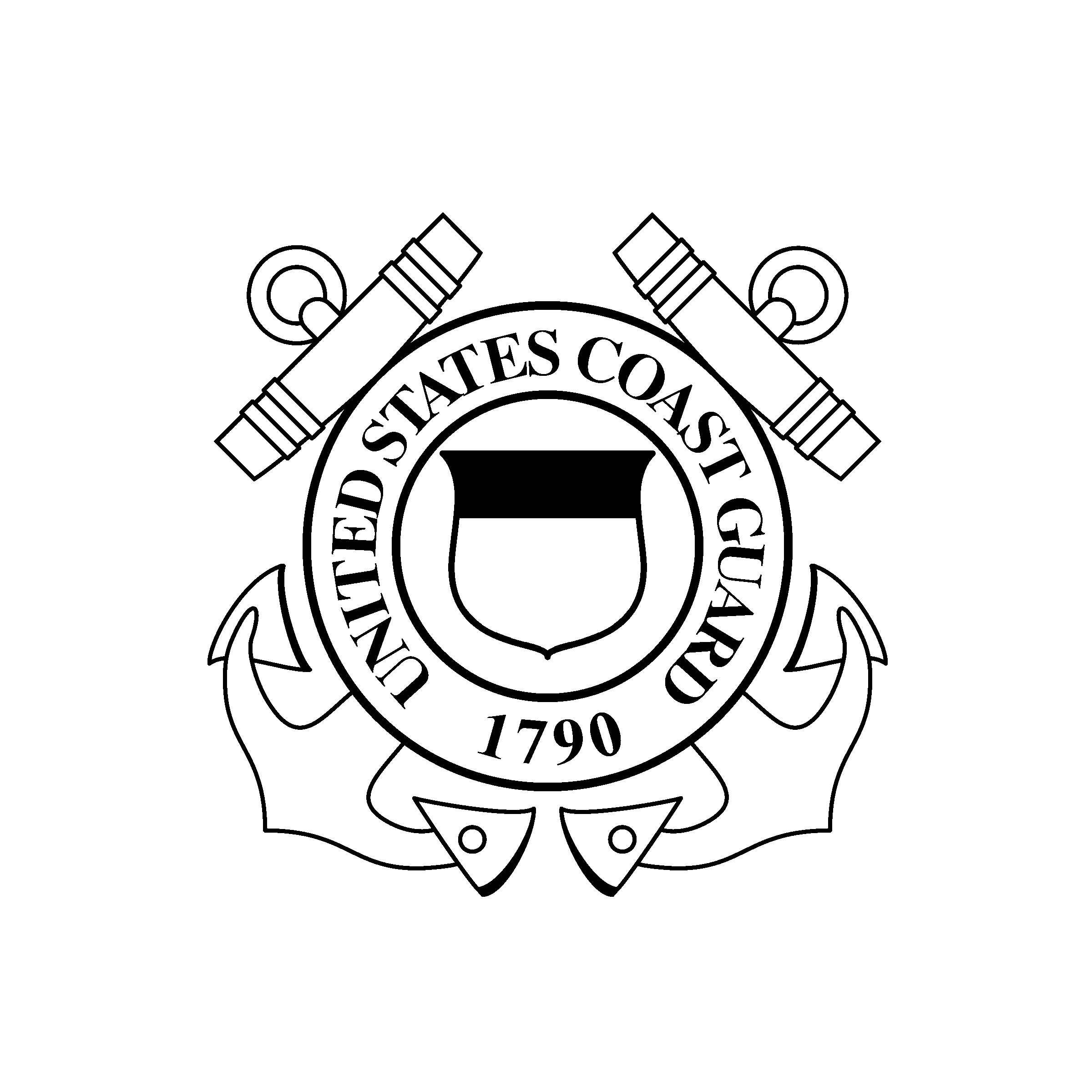 2400x2400 United States Coast Guard Logo Png Transparent Vector