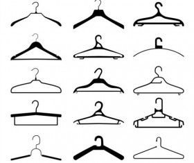 280x235 Black Hanger Vector Material Vector Black Hangers, Vector