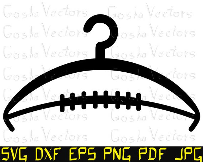 794x631 Coat Hanger Football Dxf Ball Clothes Hanger Vector Etsy