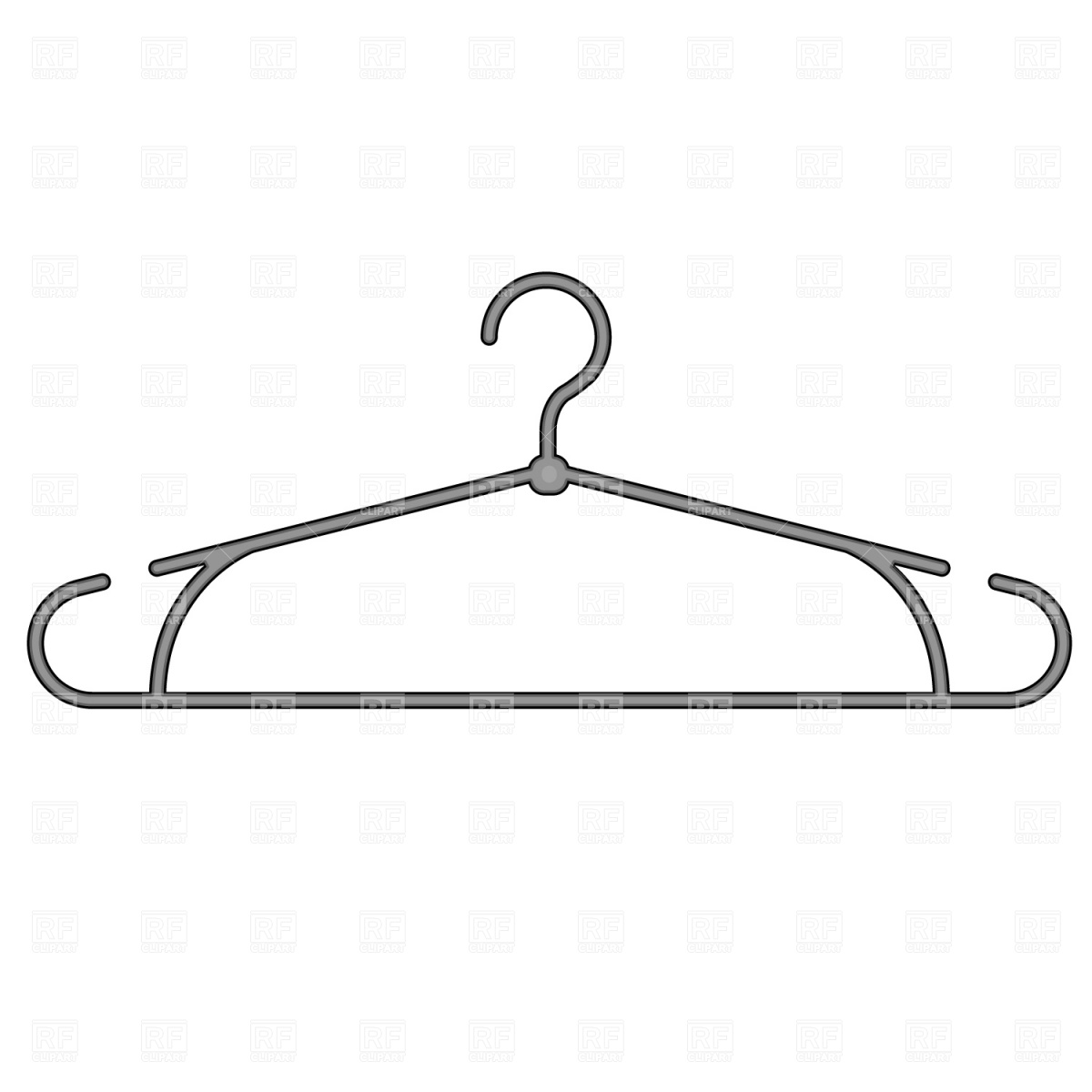 1200x1200 Slim Clothes Hanger Vector Image Of Beauty, Fashion Prague