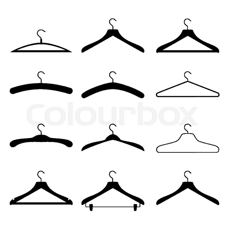 Coat Hanger Vector At Vectorified.com | Collection Of Coat Hanger ...