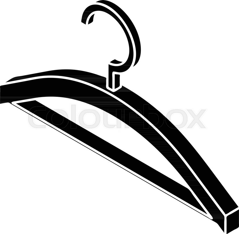 800x781 Clothes Hanger Icon Simple Stock Vector Colourbox