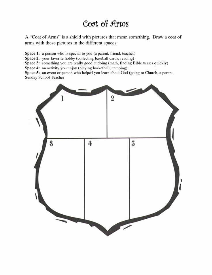Coat Of Arms Template Vector