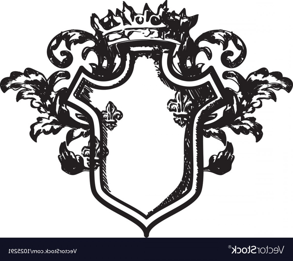 Coat Of Arms Template Vector at Vectorified.com | Collection of Coat Of ...