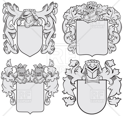 Coat Of Arms Template Vector at Vectorified.com | Collection of Coat Of ...