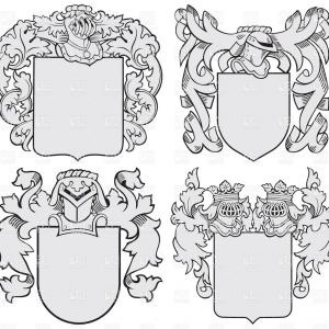 Coat Of Arms Template Vector at Vectorified.com | Collection of Coat Of ...