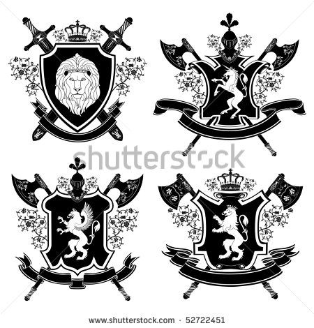 450x470 Coat Of Arms Vector Illustration Khaled