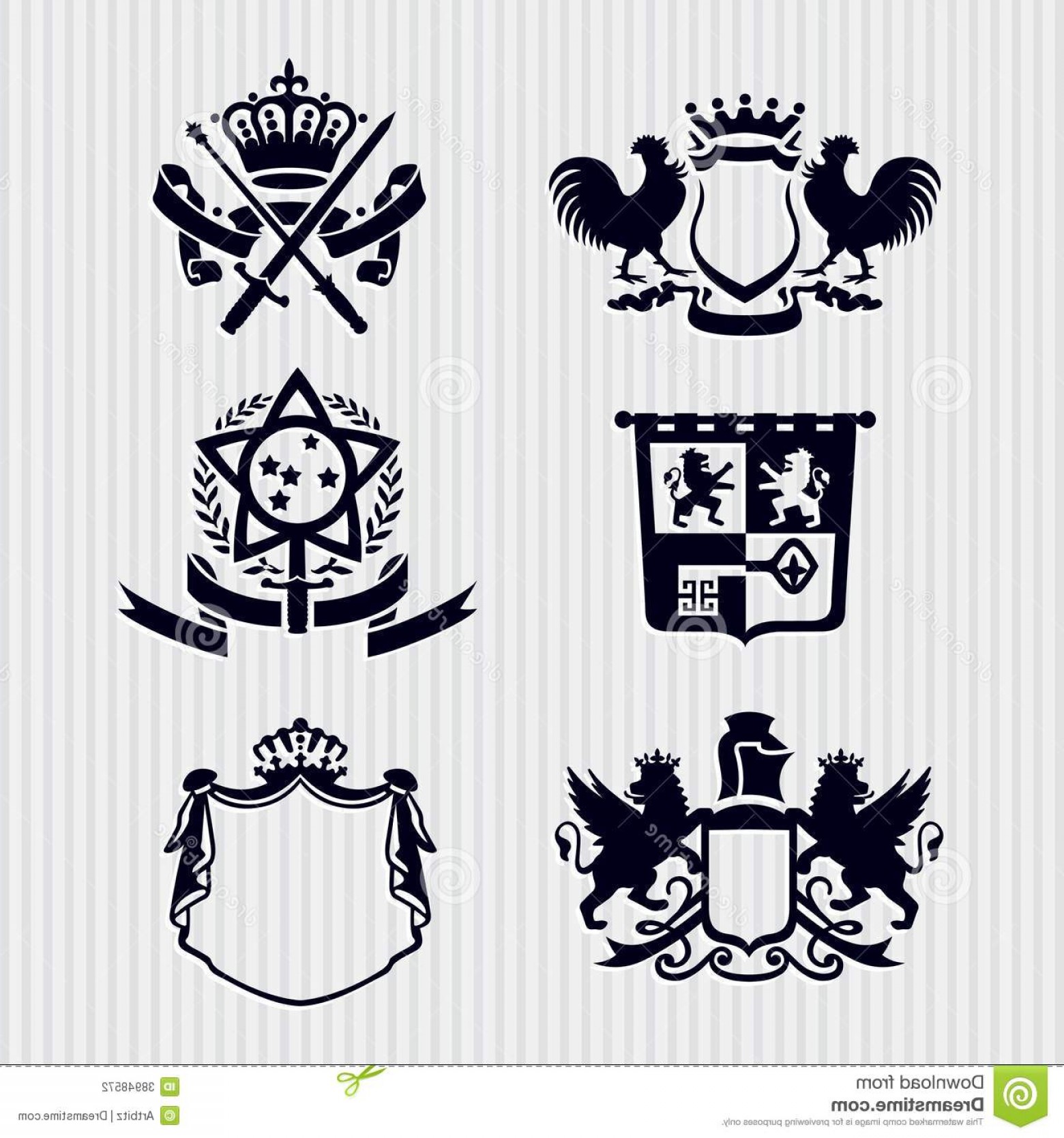 1560x1668 Stock Photography Vector Royal Crest Medallion Shield Crown