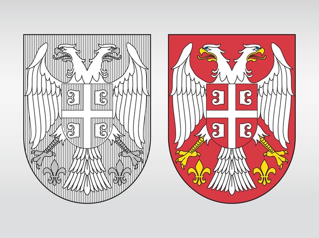 647x483 Serbia Coat Of Arms Vector For Free Download Free Vector