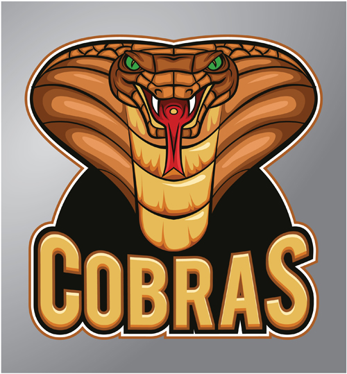 500x539 Vintage Cobras Logo Vector Material Free Download