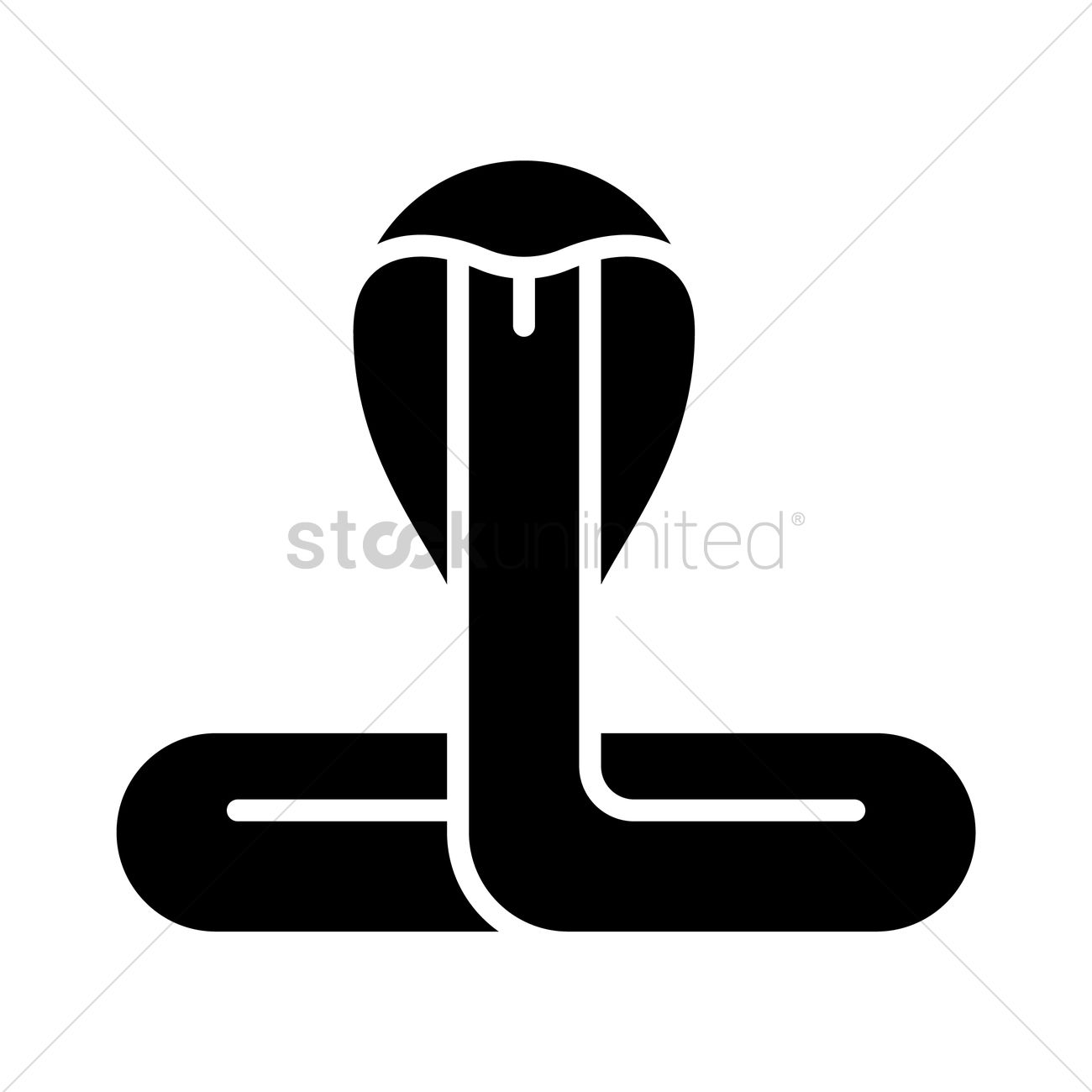 1300x1300 Cobra Snake Vector Image