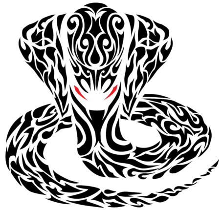 456x430 Free Tribal Cobra Snake Tattoos Clipart And Vector Graphics