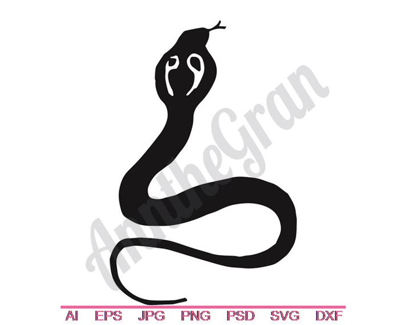 794x636 Cobra Snake Dxf Png Vector Art Clipart Cut Etsy