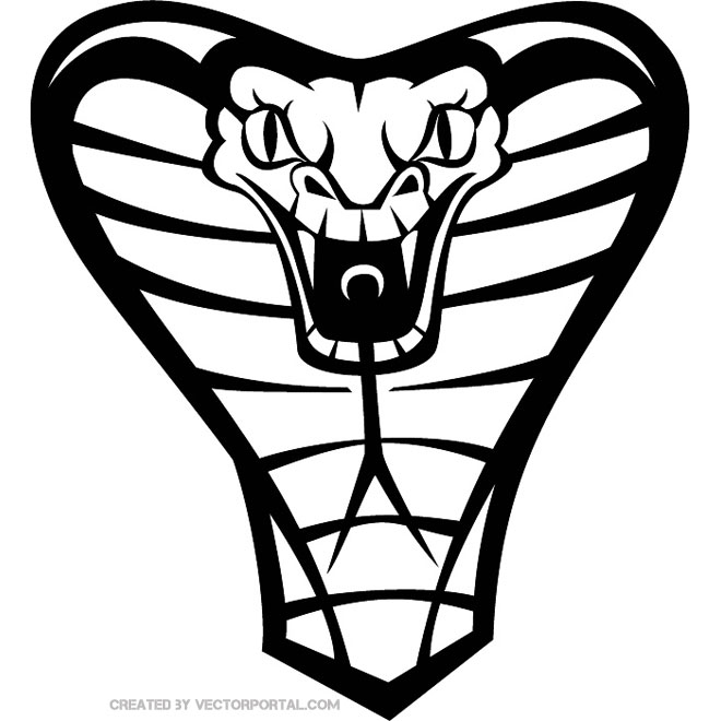 660x660 Cobra Snake Head Free Vector