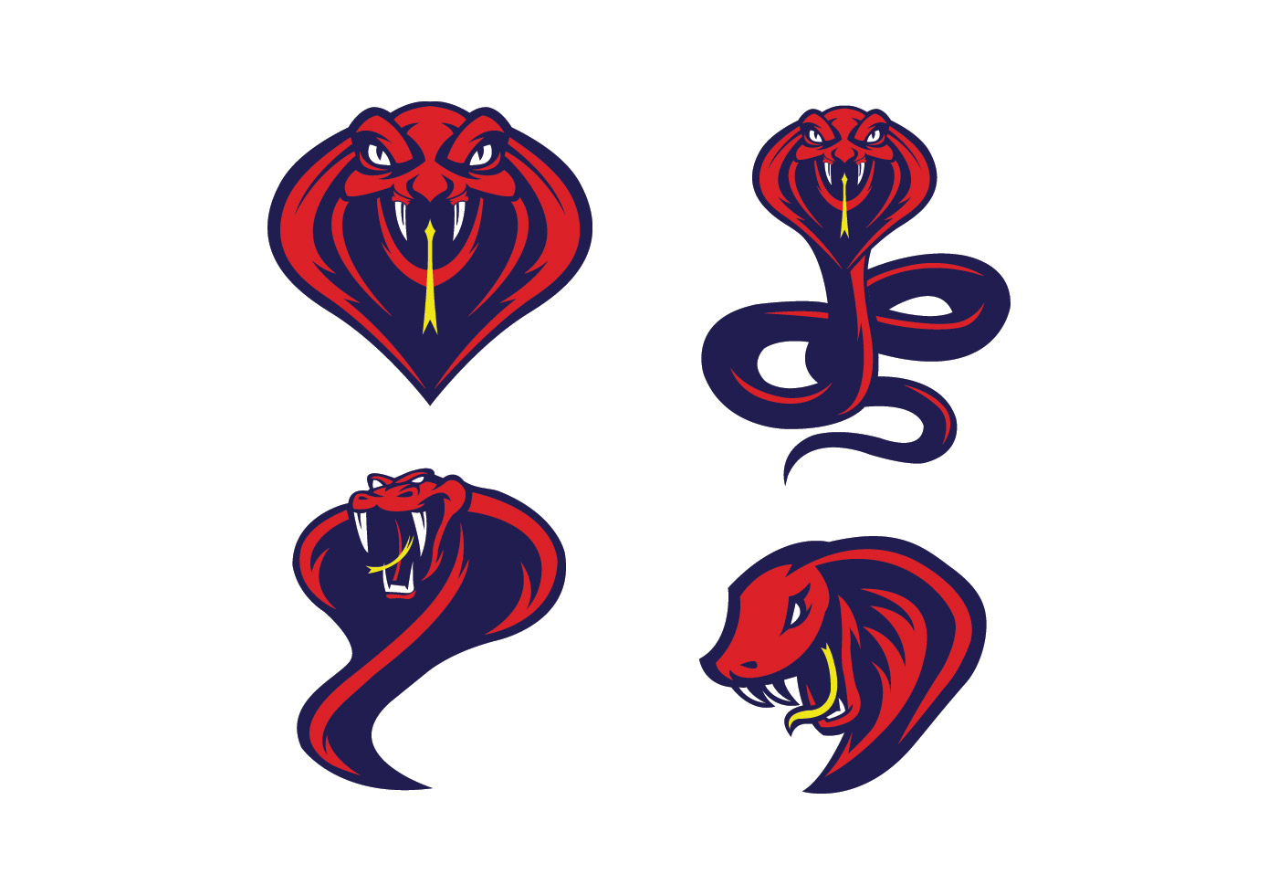 1400x980 Cobra Free Vector Art