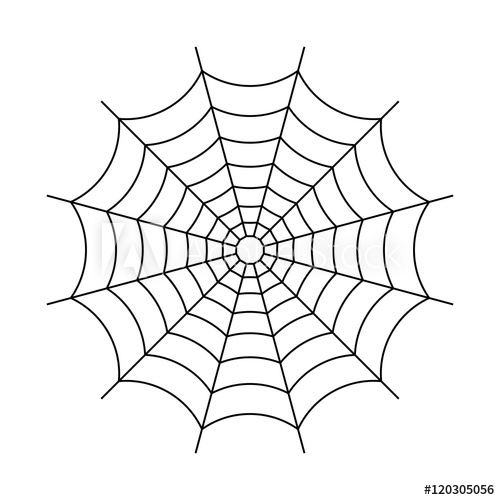 500x500 Cobweb Vector Illustration