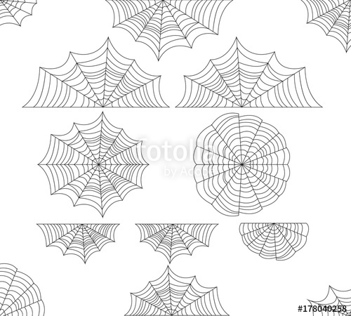 500x450 Halloween Cobweb Image