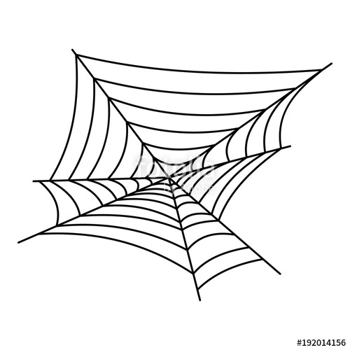 500x500 Cobweb Icon Outline Illustration Of Cobweb Vector Icon For Web