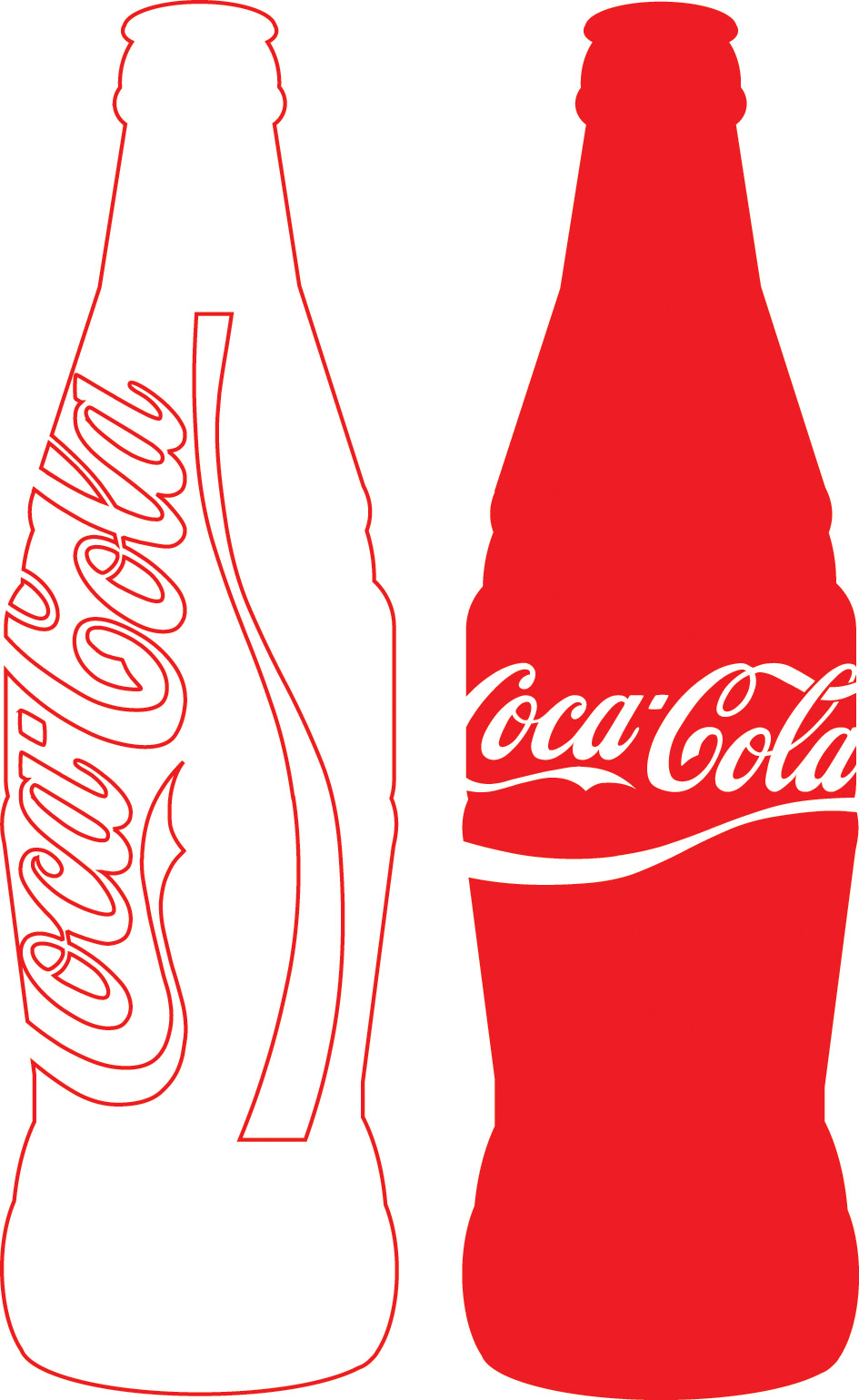 Coca Cola Bottle Vector At Collection Of Coca Cola Bottle Vector Free For 3047