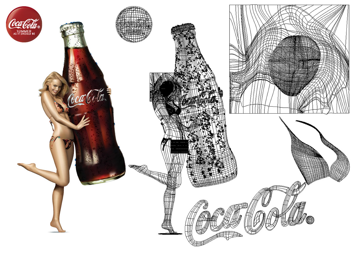 Coca New Zealand Poster In Vector On Behance 1200x864 Coca New Zealand Poster In Vector On Behance