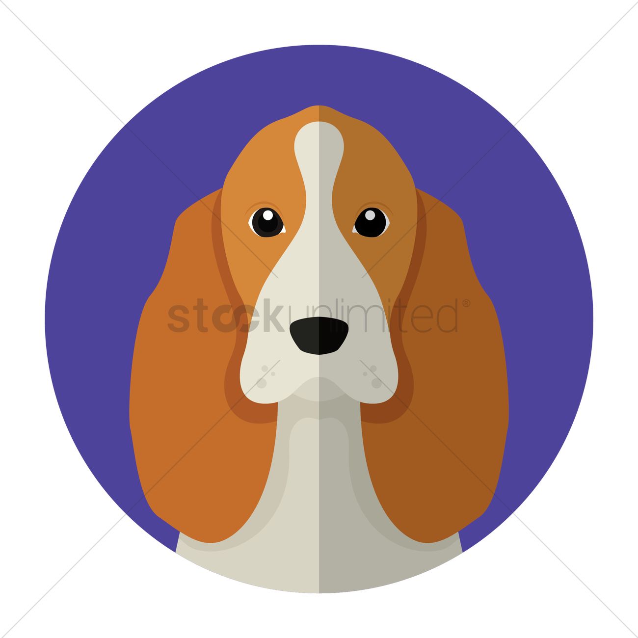 1300x1300 Free Cocker Spaniel Dog Vector Image