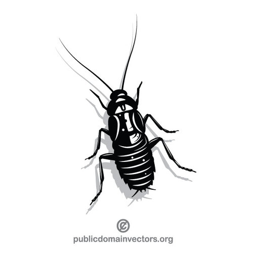 500x500 Cockroach Vector Clip Art