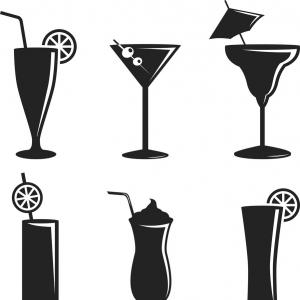 300x300 Miinmiagmartini Glass Cocktail Glass Clip Art Vector Free Clipart