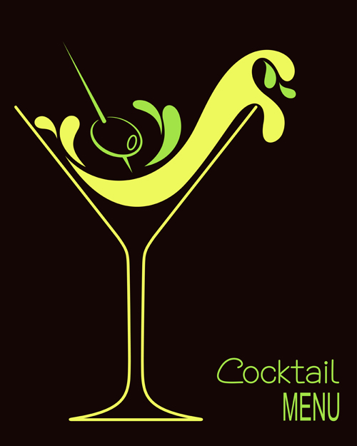 500x625 Cocktails Logos Creative Vector Material Free Download