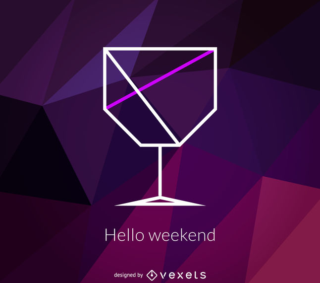 646x570 Polygonal Cocktail Logo