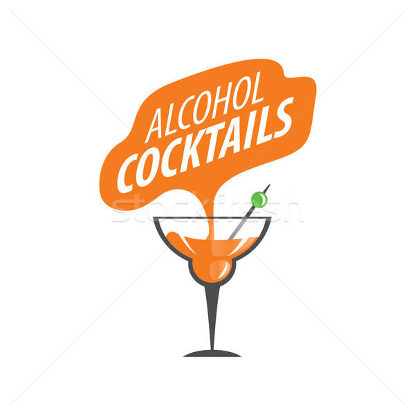 600x600 Alcoholic Cocktails Logo Vector Illustration Aleksej Butenkov