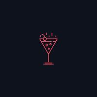 200x200 Cocktail Logo Free Vector Art